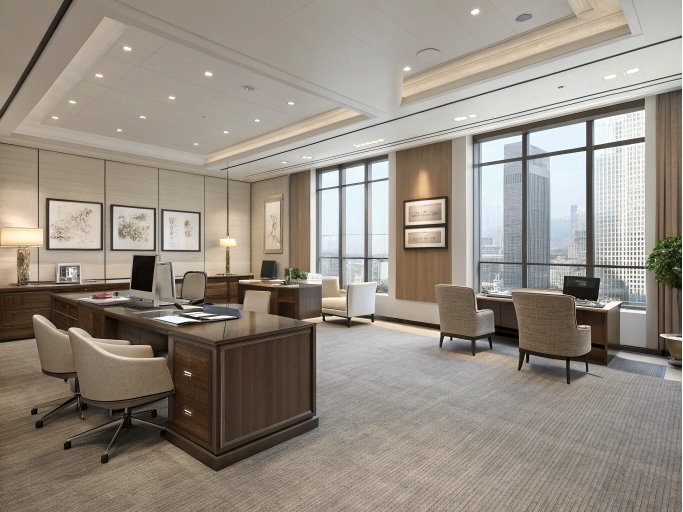 Refined commercial office space